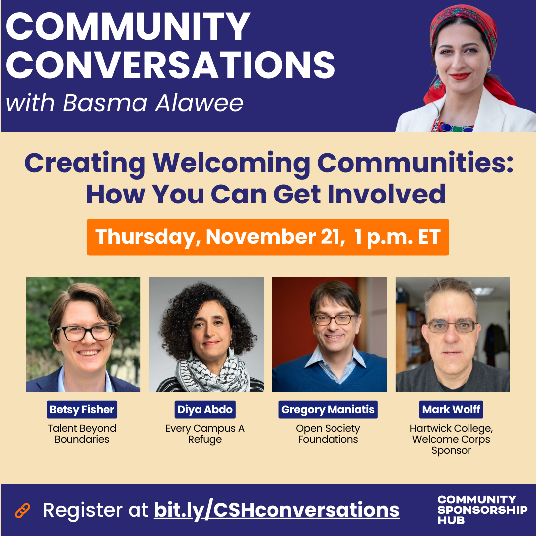 Community Conversations: Creating Welcoming Communities: How You Can Get Involved